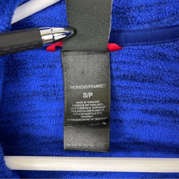 The North Face Hoodie Womens Small Blue Polartec Full Zip Long Sleeve - Picture 7 of 12
